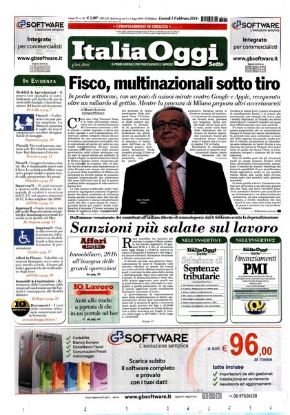 Italia oggi : quotidiano di economia finanza e politica